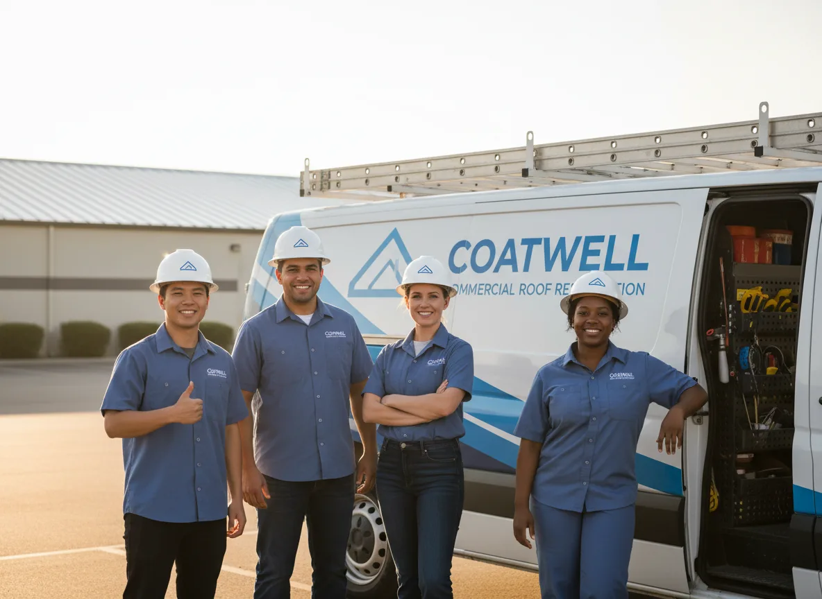 Commercial roof coating company in Canton, KS